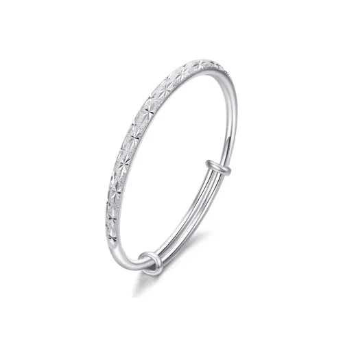 Bear Silversmith High Content Sterling Silver Sterling Silver Bangle Women's