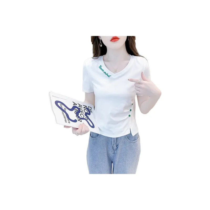 Flowers In Water T Shirt Women's-2