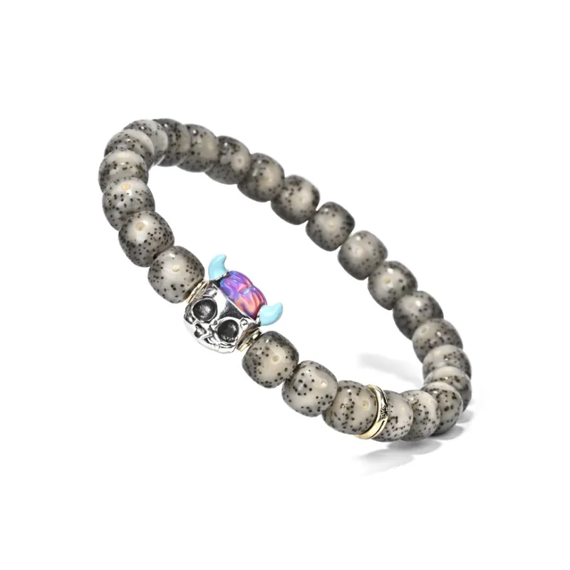 Yulan Wenwan Star Moon Bodhi Seeds Bracelets Unisex-0