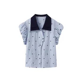 ABCMININ Shirts Women's Blue