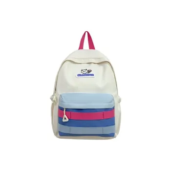 Kaka Tree Composite Cloth Backpack Regular Unisex Blue/Pink/Green