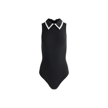 ALICE+OLIVIA Bodysuits Women's Black/Gray White