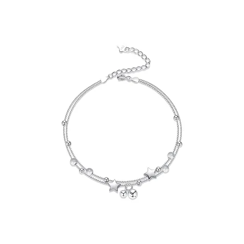 Bowl S990 Silver Anklets Unisex