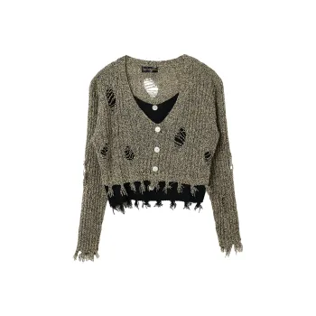 David Sylvia Knitwear Women's Khaki