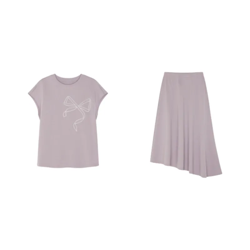 LUYOUYE Two Piece Skirt Sets Women's-0