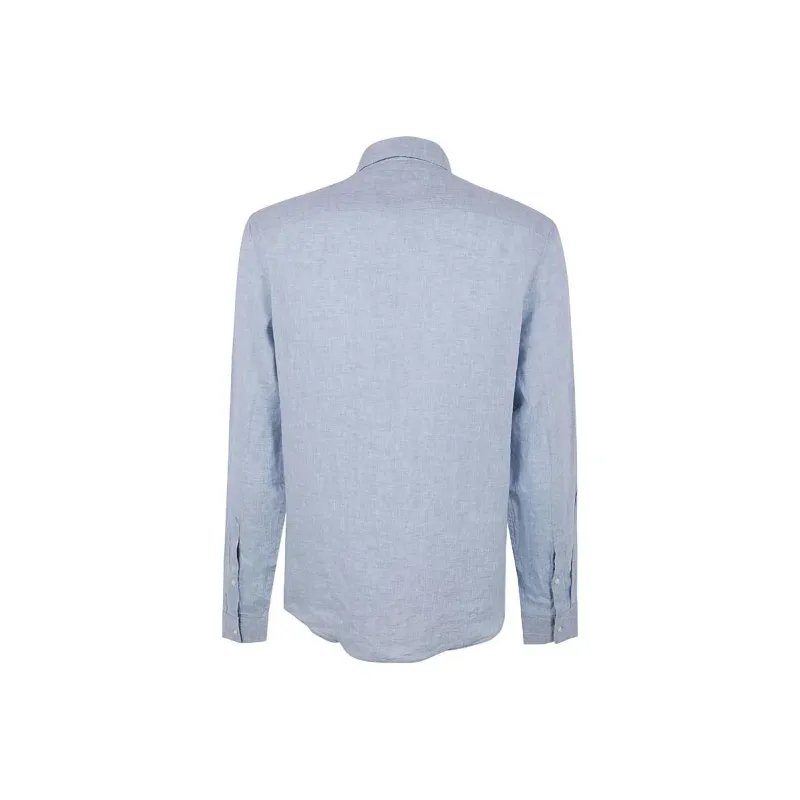 MICHAEL KORS Button down Collar Linen Shirt-1