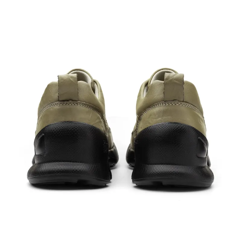 BAGE Lightweight Height Increasing Slip Resistant Low Top Casual Shoes Unisex-5