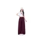 Dark Red Extended Length Pants