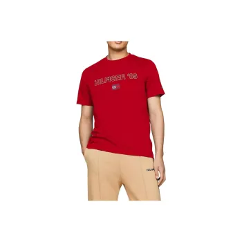 Tommy Hilfiger T Shirt Men's Red