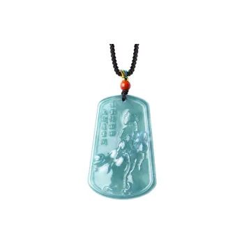 Clear Snow Ice Glutinous Jadeite Necklaces Unisex