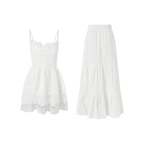 OZVO Two Piece Skirt Sets Women's