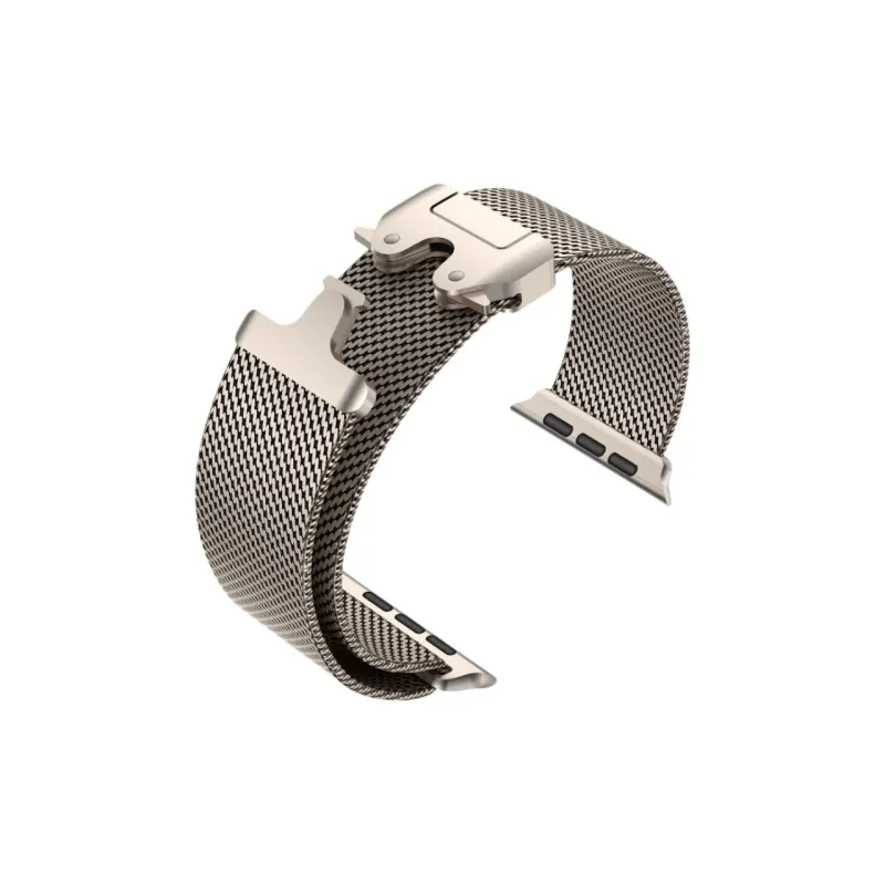 KVZUVUU Apple Compatibility Watch Band 231mm Stainless Steel Material-4