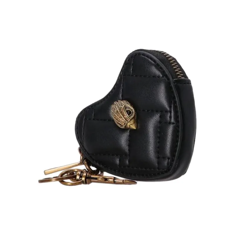 Kurt Geiger London Kensington Metal Detail Coin Purse Regular Women's Black-1