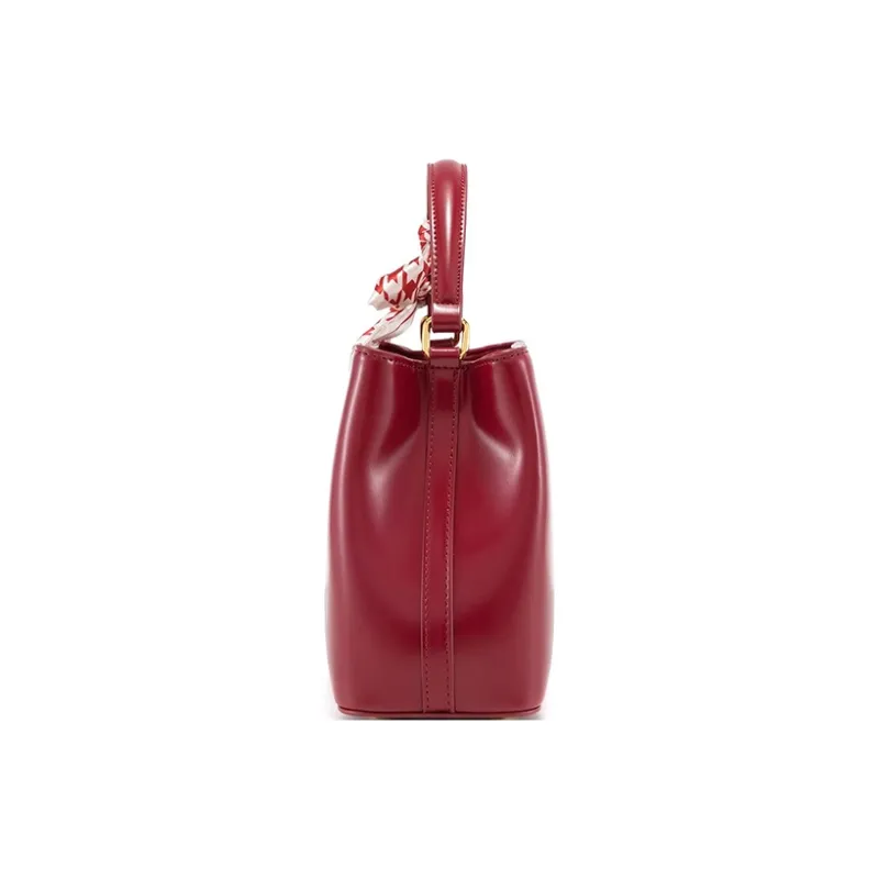 CLEVER& KETCH PU Handbag Women's Red-3