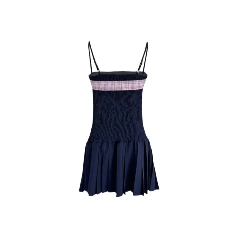 YGPRW Slip Dresses Women's Navy Blue-1