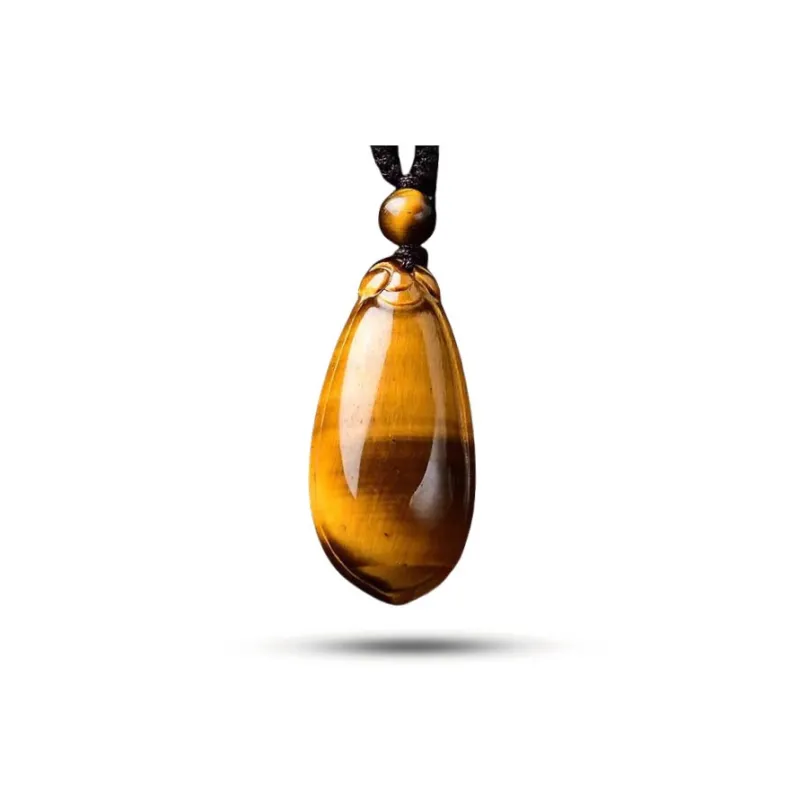 Dora Skewers Tiger's Eye Stone Pendants Unisex-0