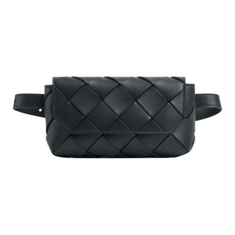 Bottega Veneta Diago Cow Leather Fanny Pack Men's Slate-0