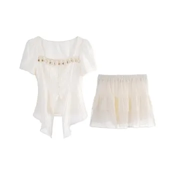 OZVO Two Piece Skirt Sets Women's