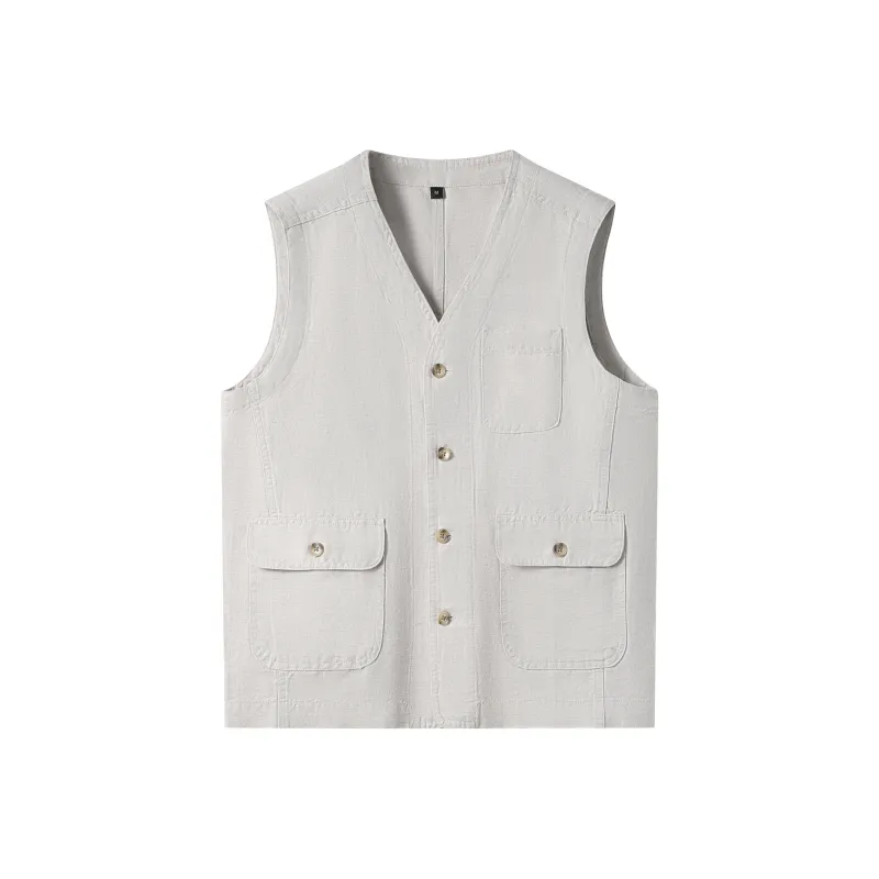 PIERRE CARDIN Tank Tops Men Light Khaki-0