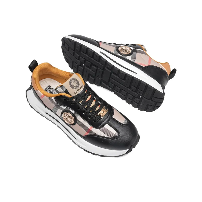 AMICNIEGD Abrasion Resistant Breathable Height Increasing Low Top Casual Shoes Unisex-3