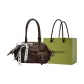 Dark Brown+Shopping Bag