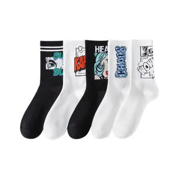 Gentle Welcome Basketball Socks Men's 5 Pack