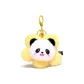 Yellow-Panda Head Coin Purse