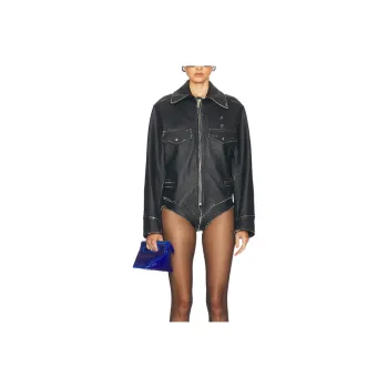 COPERNI Leather Jacket Women's Black