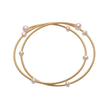 Andaozi Pearl Bangles Women's