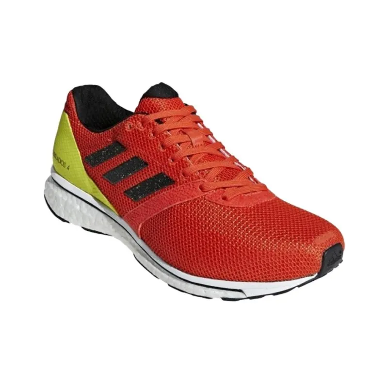 Adidas Anti Slip Wear Resistant Low Top Running Shoes Men's Red Yellow-1
