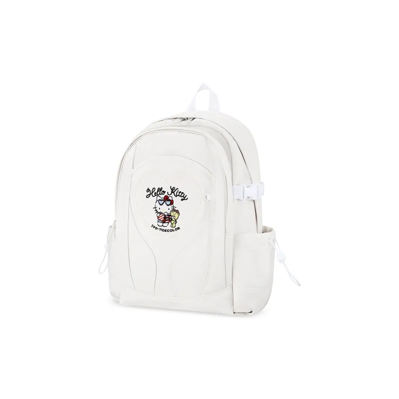 Zgo Hello Kitty Polyester Casual Bestie Outing Travel Backpack Regular Women's Ecru-2