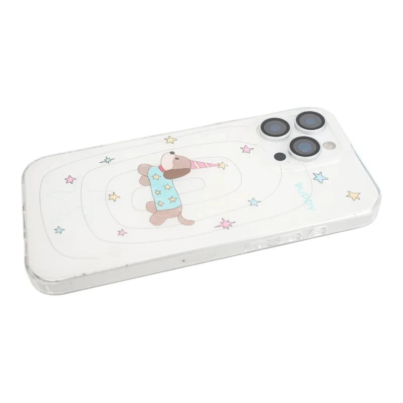 Sopi Acrylic Material Graffiti Line Star Dachshund Phone Cases Compatible With IPhone 16/15 Pro Max/Apple 13/14 Pro/Max-7