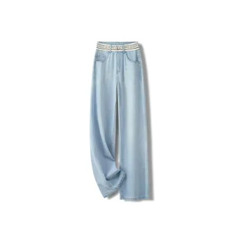 LUYOUYE Jeans Women's Light Blue