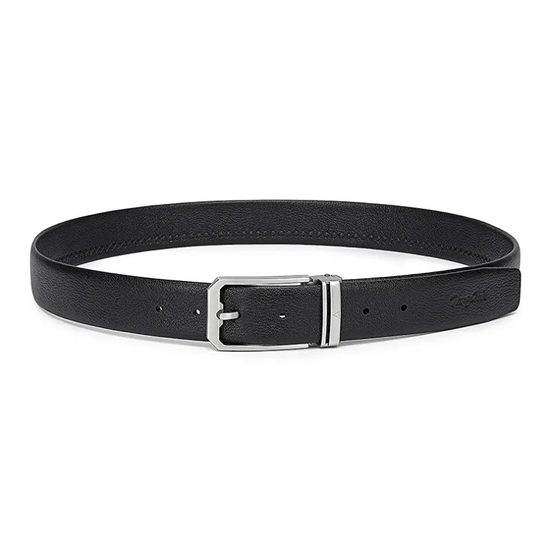 TangGuh Top Grain Cow Leather Belts Men's 3.4cm Width-0