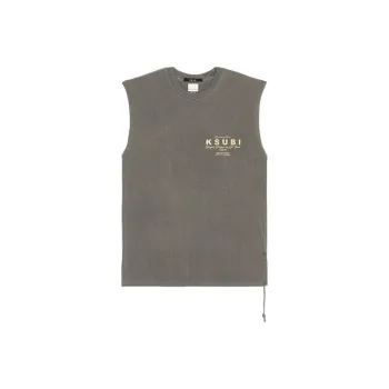 Ksubi Tank Tops Men Gray