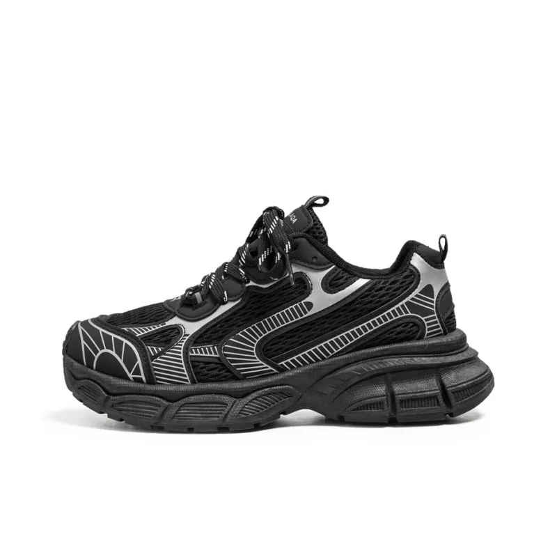 JEANSWEST Breathable Low Top Chunky Sneakers Men's-4