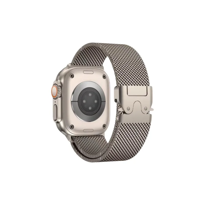 KVZUVUU Apple Compatibility Watch Band 231mm Stainless Steel Material-3