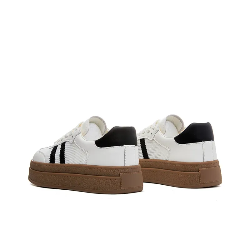APRHE Slip Resistant, Abrasion Resistant, Breathable, Height Increasing Low Top Skateboard Shoes Women's-2