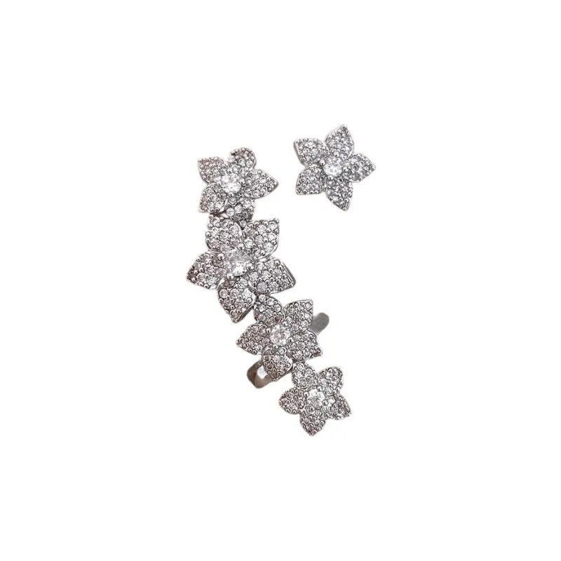 Drejew Zircon Stud Earrings Women's-5