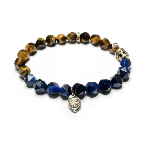 CUIJING Natural Tiger's Eye Stone Bracelets Unisex