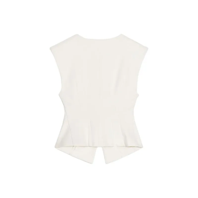 ZARA Tank Tops Women's White-1