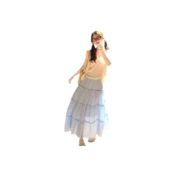 SUSANSAN Knit Long Skirt Women's