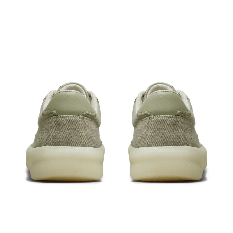 Desai Casual Shoes Men Low Top Apricot, Khaki Green-3