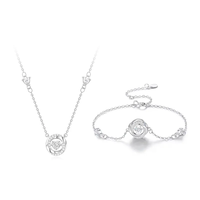 SINO GEM S999 Fine Silver Bracelets Women's-6