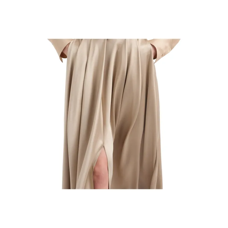 GIORGIO ARMANI Midi Skirt In Double sided Silk Satin-4