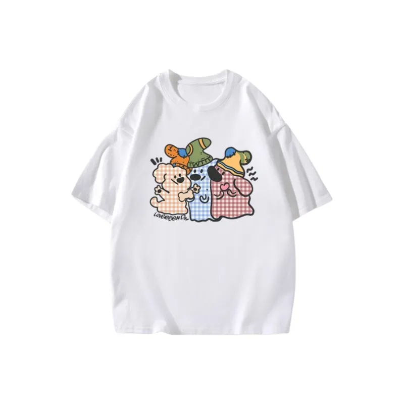 DOKZB Drop Shoulder Sleeve T Shirt Women's-6