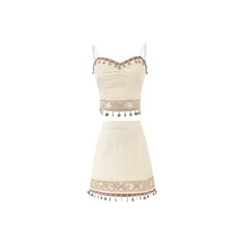 OZVO Two Piece Skirt Sets Women's Clothing Sets Top+Skirt