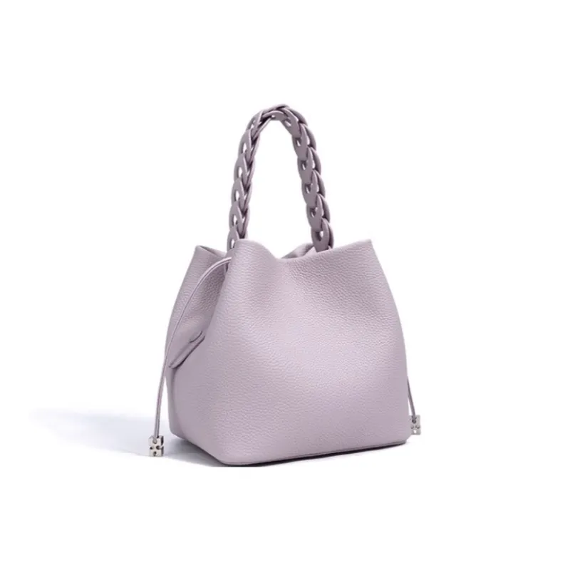 COURONNE Top Grain Cow Leather Handbag Women's Multicolor-16