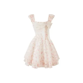 DOSOHEB Short Sleeved Dress Women's