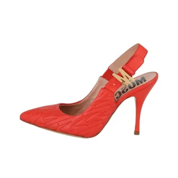 MOSCHINO Slim Heel High Heels Women's Orange